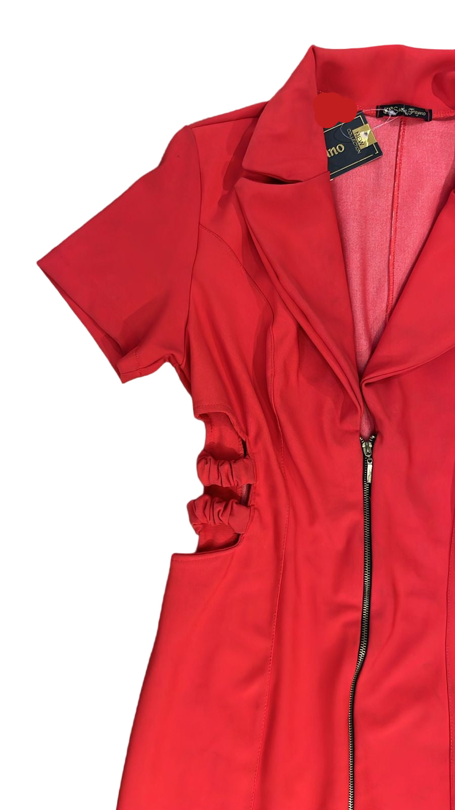 Vestido Suelly Mangas Recorte 3501 (382)