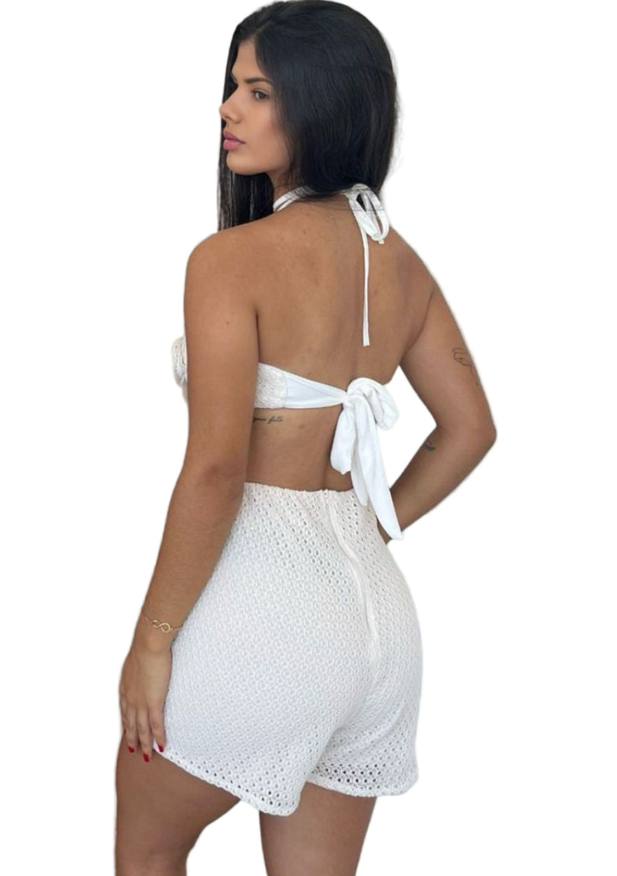 Vestido Flor em Renda