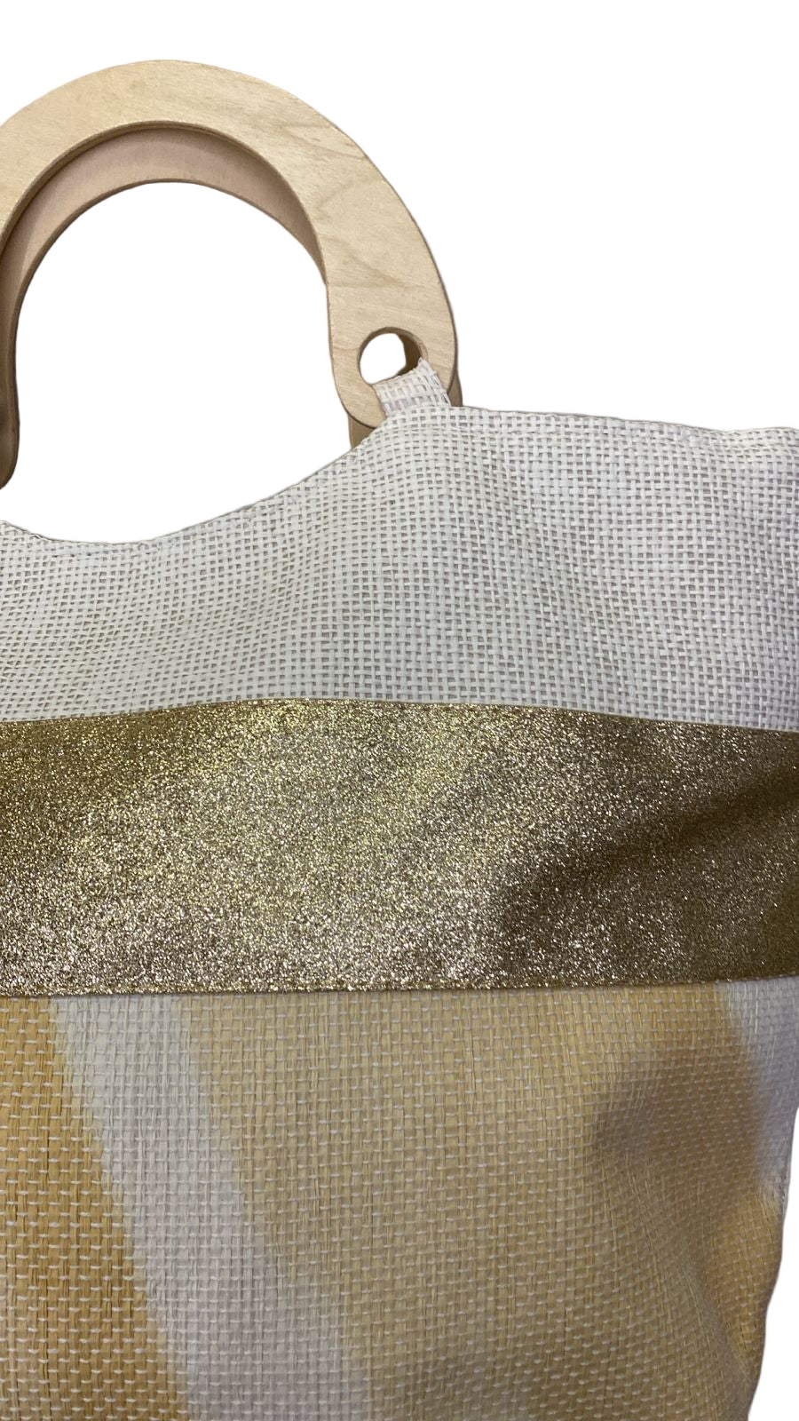 Bolsa De Praia Faixa Brilho