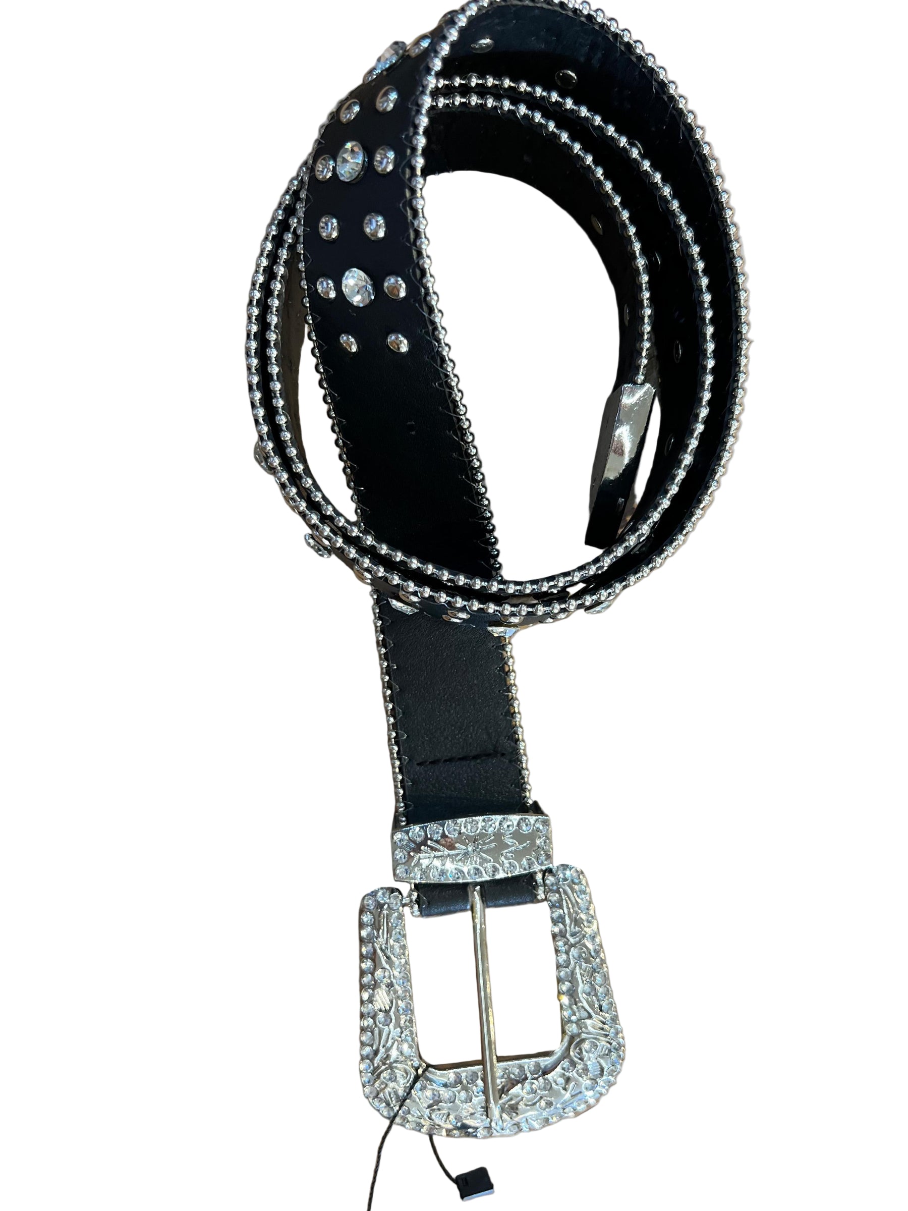 Cinto com Fivela em Strass