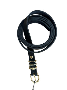 Cinto em Couro com Fivela