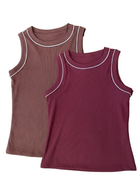 Blusa Canelada Bicolor 10601