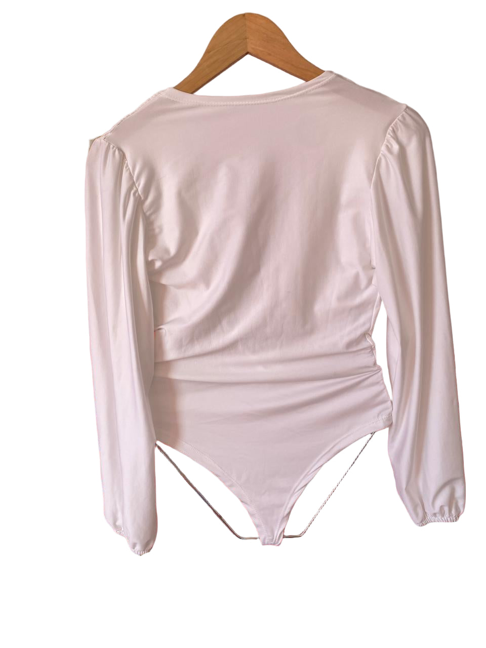 Body Poliamida Manga Longa Cavado Busto 10551