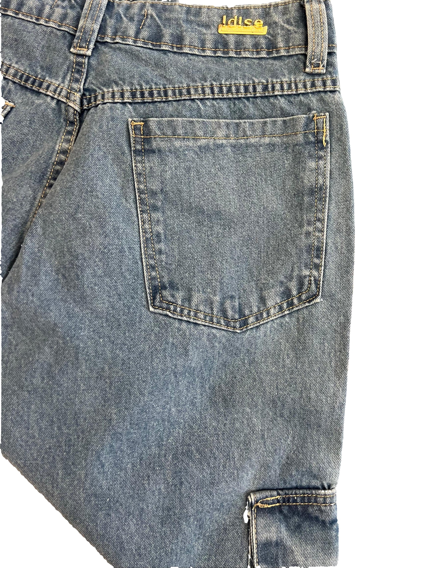 Calça Idise Wide Leg cargo Jeans 10704