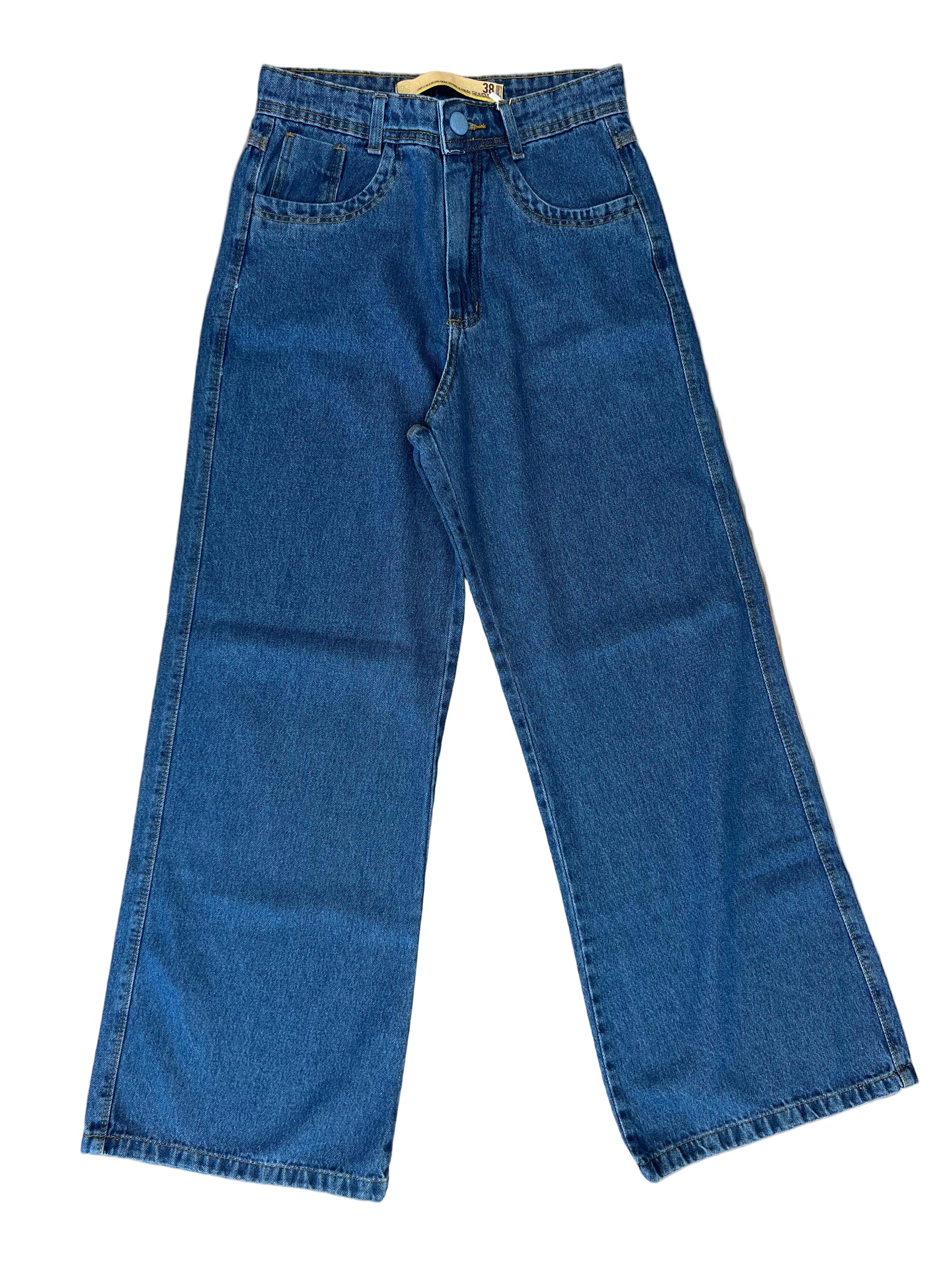 Calça Replex Wide Leg Botão Tecido 8298