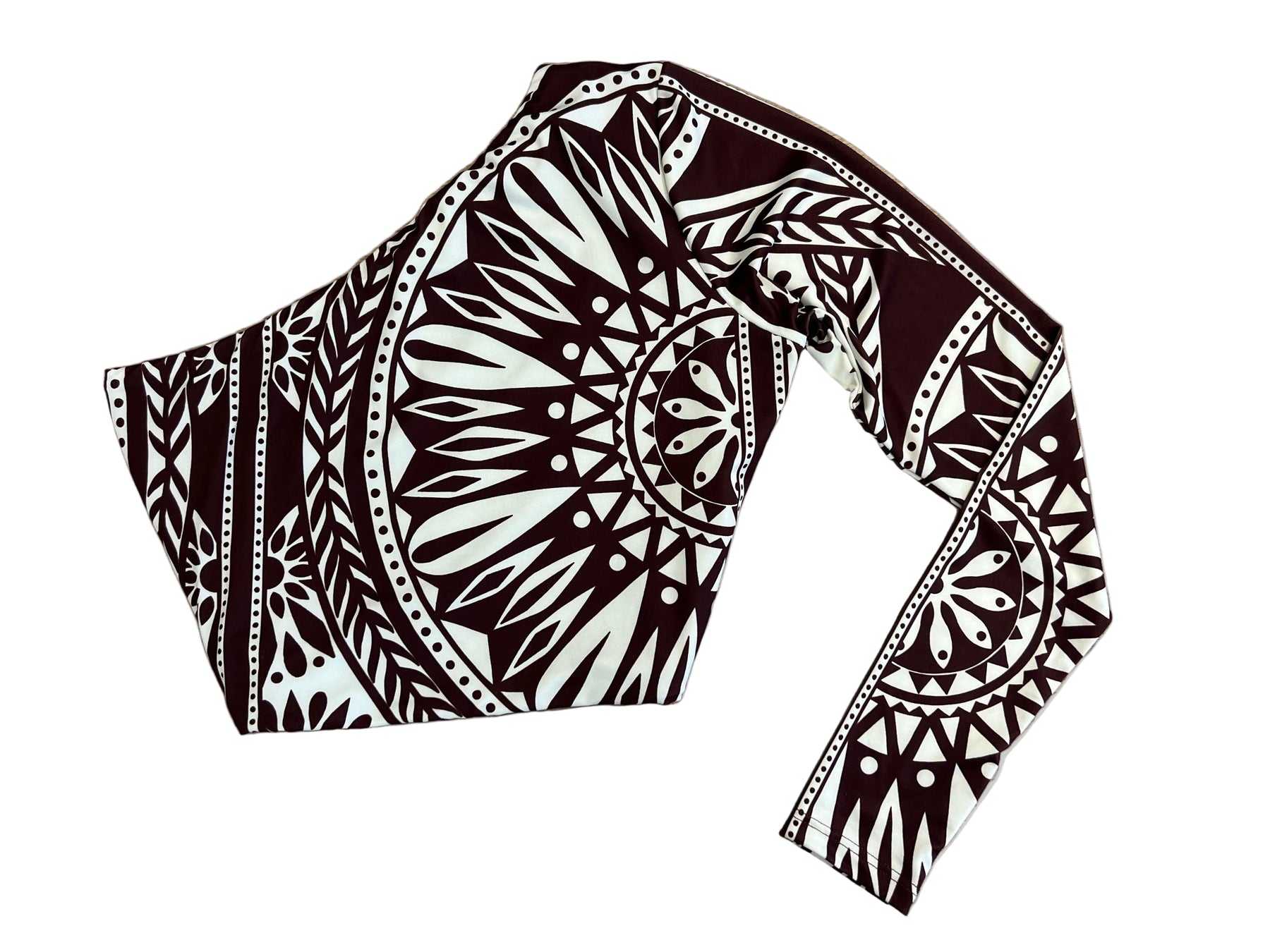 Cropped Estampado Fluit Manga Unica 10613