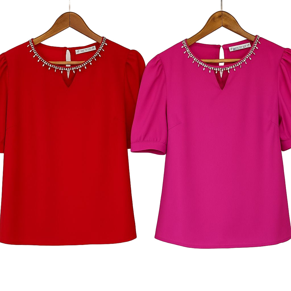 Blusa Manga Princesa Dom Fashion 790