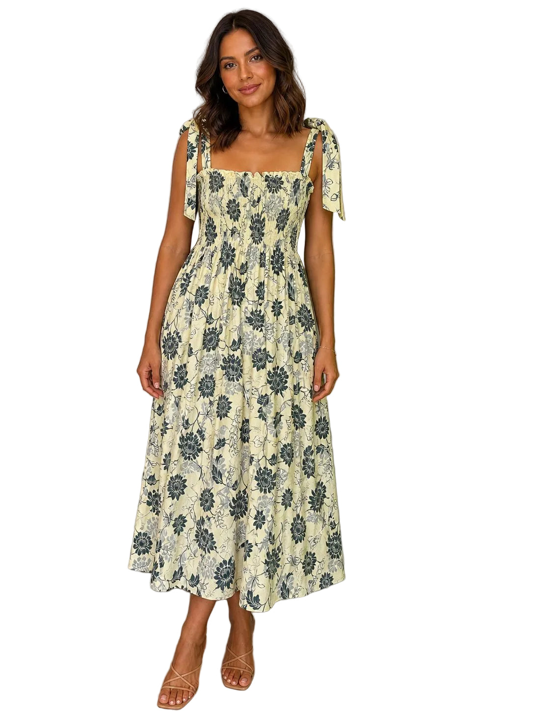 Vestido Lúcia Amarração Ombros